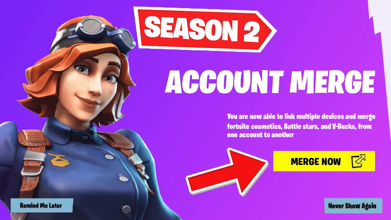 How To Merge Your Accounts In Fortnite Chapter 2 Season 7 For PS4