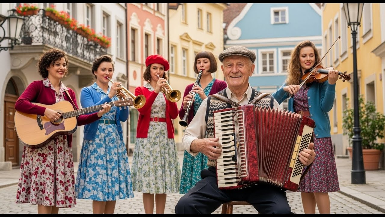 🌅🎶 Timeless Travel Folk Journey | Joyful Polka with Vintage Retro Mood ✨