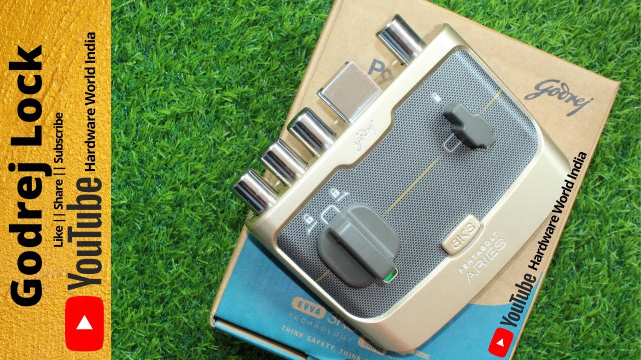 Godrej Door Lock Pentabolt Aries 6363 Unboxing and Review #HWI - YouTube