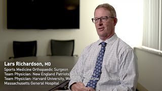 Meet Dr. Lars Richardson, a sports medicine orthopaedic surgeon at Massachusetts General Hospital