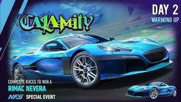 Rimac Nevera ( Calamity ) Day 2 | Need For Speed: No Limits