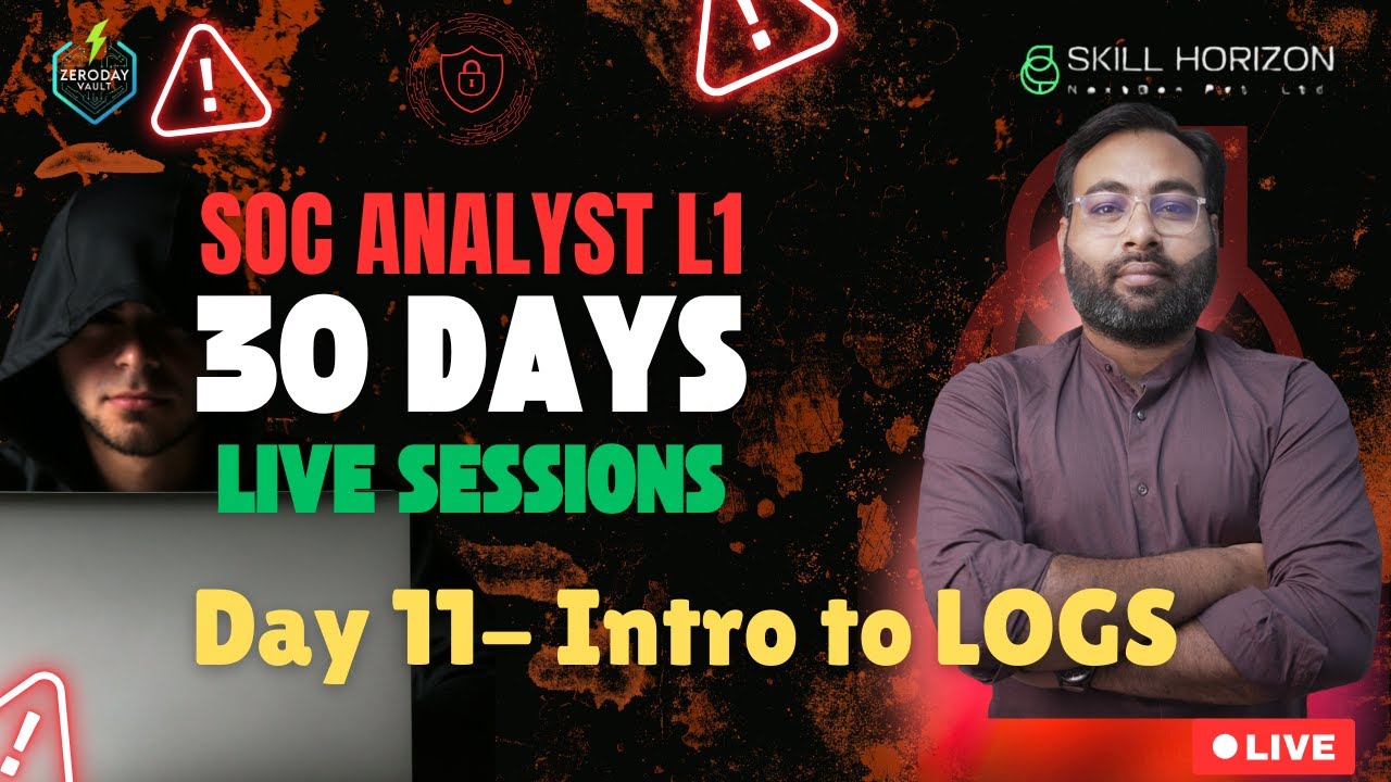 Want to Become a SOC Analyst L1 MASTER in 30 Days - Day 11