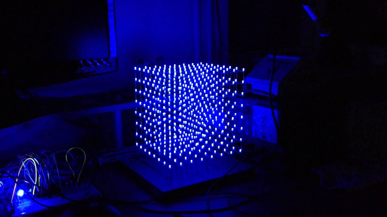 Rehy's LED CUBE 8x8x8 Efekty 1 (Chr's/SuperTech-IT.com Version)