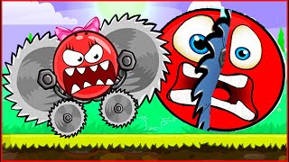 Девочка ШАР с ПИЛАМИ напала на Красный Шарик ! Игра про Red ball 4 для детей ! Девочка ШАР с ПИЛАМИ напала на Красный Шарик ! Игра про Red ball 4 для детей !