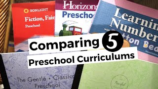 Homeschool Preschool Curriculum Comparison | Pros and Cons of Abeka, Sonlight, Horizons, and More!