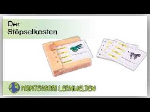 Erläuterungen zum Material: Der Stöpselkasten