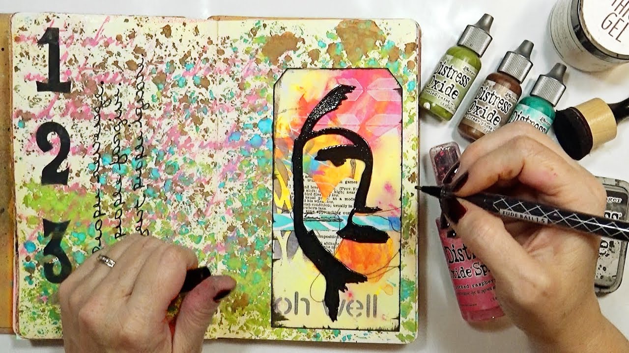 Distress Oxide Ink Background