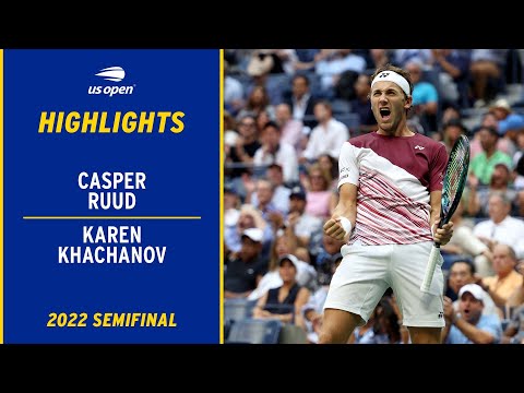 Casper Ruud vs. Karen Khachanov Highlights | 2022 US Open Semifinal