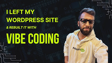 I Rebuilt My Personal Website Using Vibe Coding | Ditched WordPress Finally