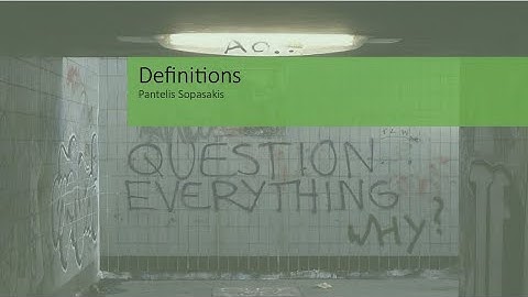 Stability definitions