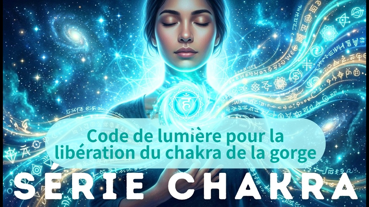 Libération du chakra de la gorge l Langage de lumière I Activation de l'ADN I Code de lumière