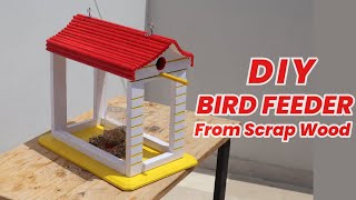 DIY Beautiful Bird Feeder From Scrap Wood. by My Projects Lab 595 views 8 months ago 10 minutes, 51 seconds