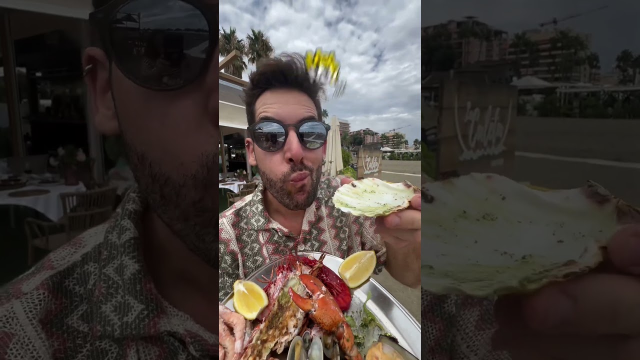 🏝️EL CHIRINGUITO MÁS VIRAL EN PRIMERA LÍNEA DE PLAYA CON MARISCADAS ENORMES🦞
