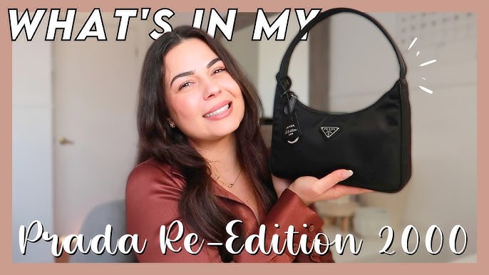 Prada *CRYSTAL* Re-edition 2000 UNBOXING!  Buying Tips, What Fits Inside,  Mod Shots, & Care Tips 