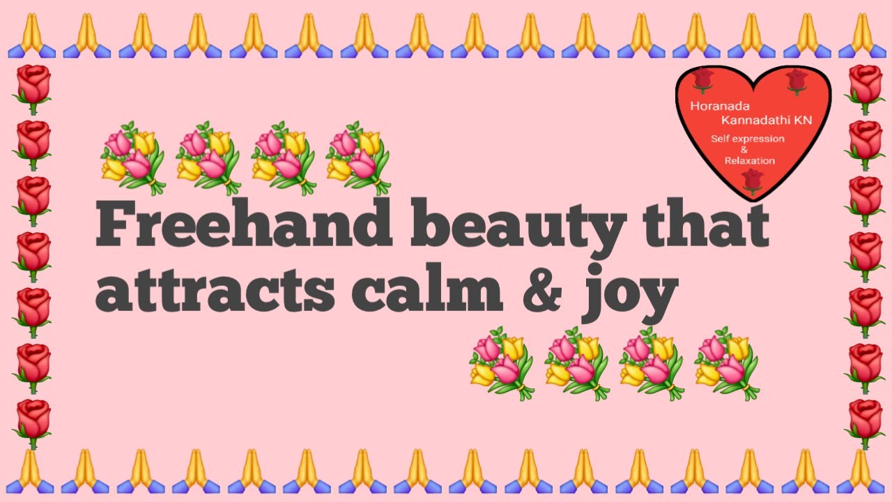 💐💐💐💐 FREEHAND Kolam Designs to Attract Positivity 💐💐💐💐 