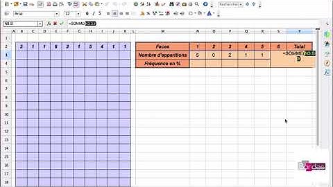 3CHAP10 - Vidéo explicative - Simuler une expérience aléatoire sur tableur 1
