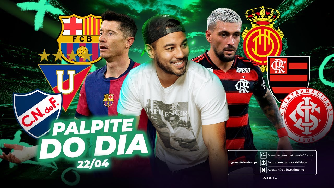 PALPITES JOGOS AO VIVO DE FUTEBOL PARA O DIA 22/04 | LDU Quito X ...