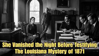 She Vanished the Night Before Testifying — The Louisiana Mystery of 1871