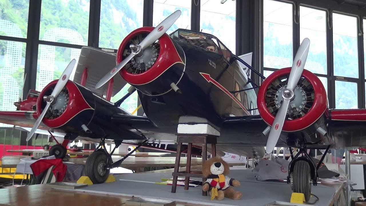 Stinson A1 Tri-Motor Scale RC Airplane FAI World Championship 2018 Meiringen