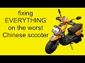 How to fix EVERYTHING on a 150cc GY6 Chinese scooter 2014 Tao Tao BWS (Yamaha Zuma clone)