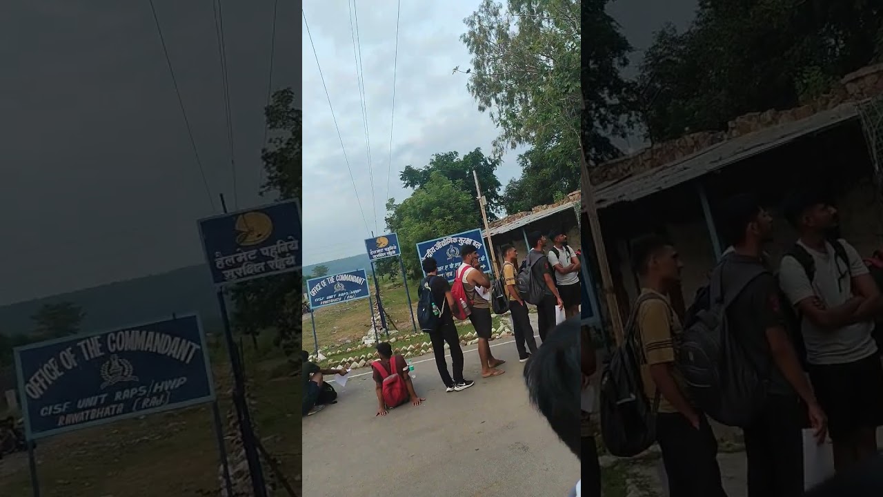 cisf driver physical rawatbhata kota Rajasthan 