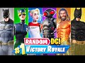 The *RANDOM* DC CHALLENGE in Fortnite!