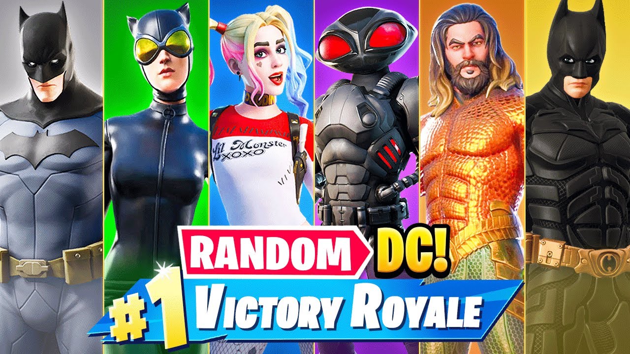 The *RANDOM* DC CHALLENGE in Fortnite!