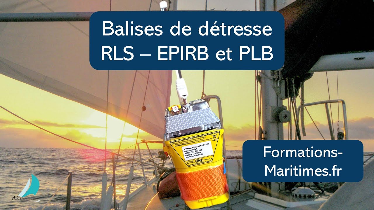 ⁣Balises de détresse RLS - EPIRB et PLB - Formation Radio CRR