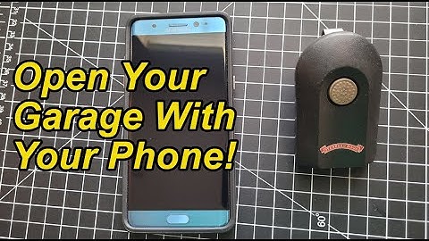 Arduino Bluetooth Garage Door Opener