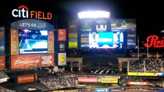 Baseball Game - Kids playing Home Run Derby at New York Mets - Milwaukee Brewers game at Citi Field