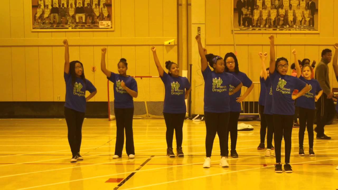 95th street school cheerleaders YouTube