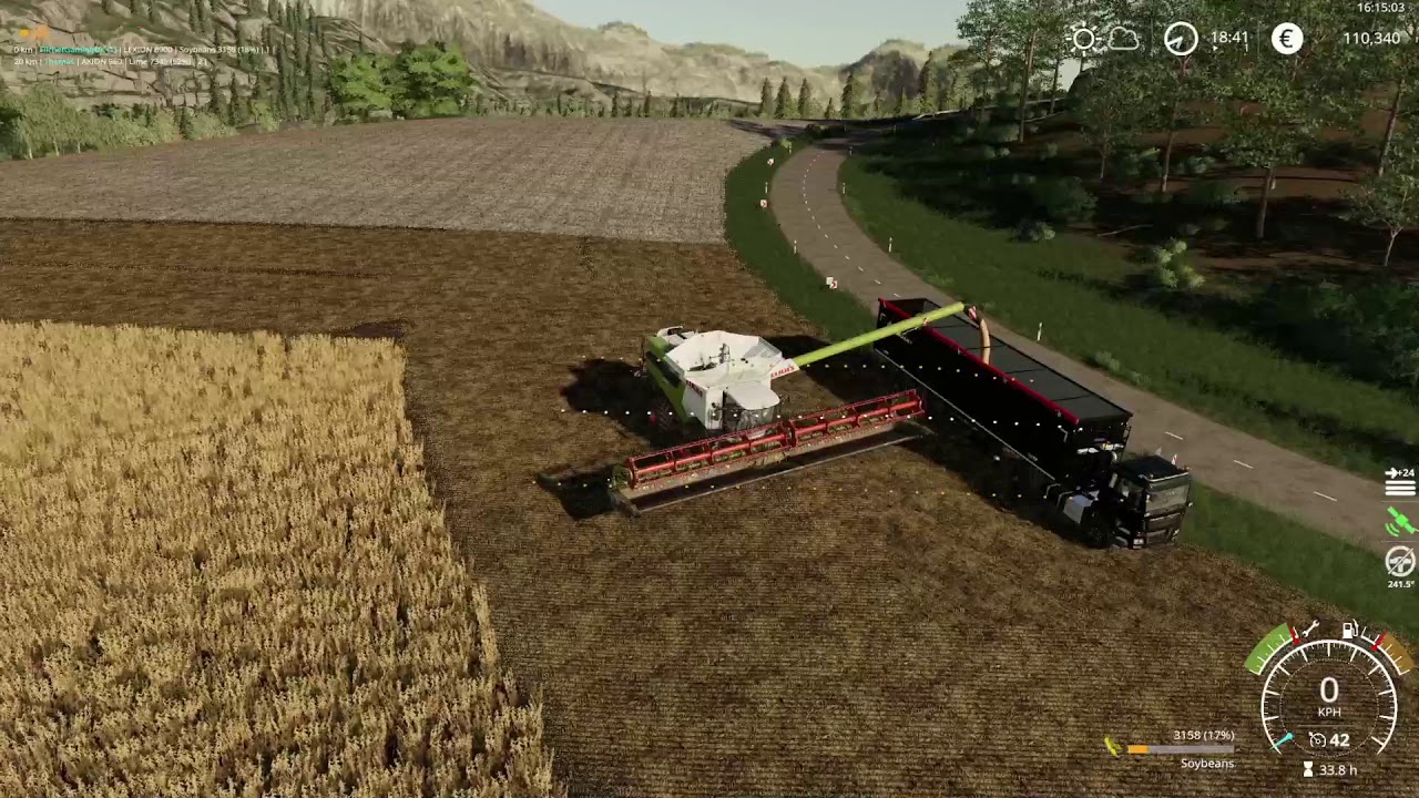[FS19] Felsdorf Livesteam Timelaps 1 - Big Harvest Day
