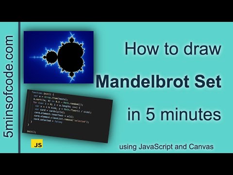 Draw Mandelbrot set in 5 mins - JavaScript - 5minsofcode.com