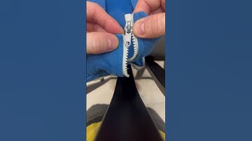How to fix a broken zipper #zipper #zippers