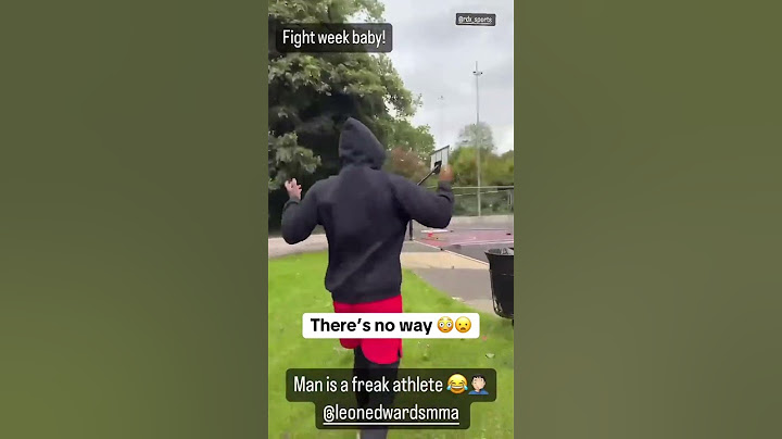 UFC champ Leon Edwards really did that 😳 (via @timsimpson/IG)
