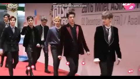 161202 RED CARPET - EXO - MAMA 2016