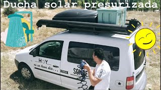 Ducha solar presurizada para furgo Camper van Volkswagen Caddy mini Camper van Life