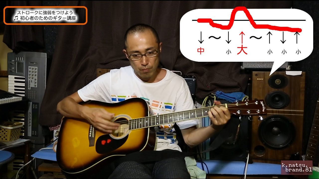 ストロークに強弱をつけよう 初心者のためのギター講座 by 夏林