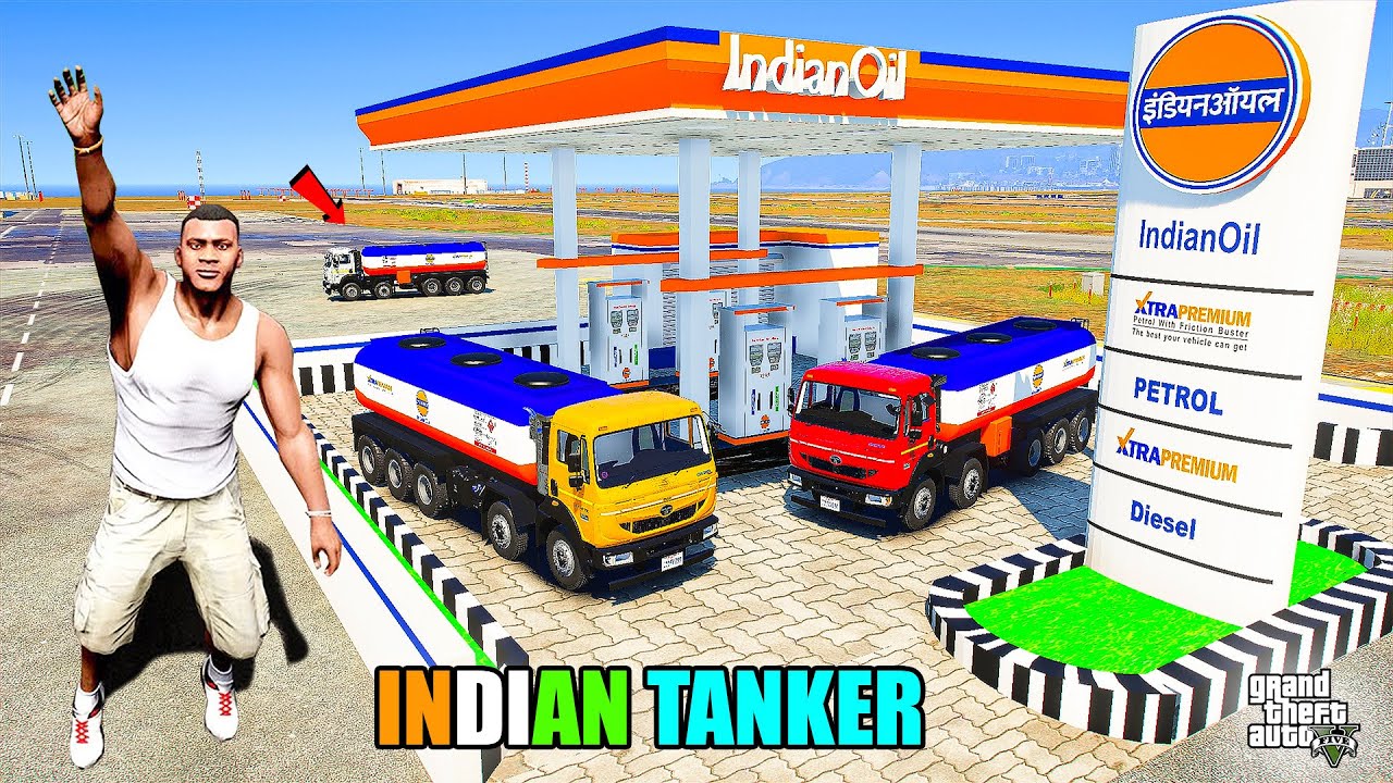 Franklin & Shinchan Buy Indian Oil TATA Tanker And Start Transport Business in GTA 5