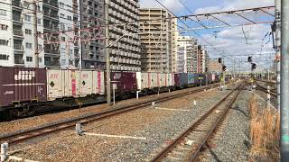 2081レ EF210-320新大阪北方貨物線通過