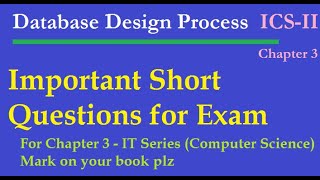 Important Short Questions | Chapter 3 | IT Series-Computer Science | MS ACCESS