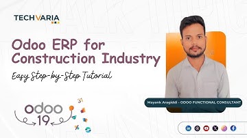 Odoo ERP for Construction Industry | Step-by-Step Live Demo