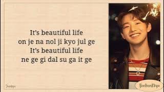 YGTB Kim Junkyu x Jang Yunseo (김준규 x 장윤서) - Beautiful (Crush) Cover (Easy Lyrics)