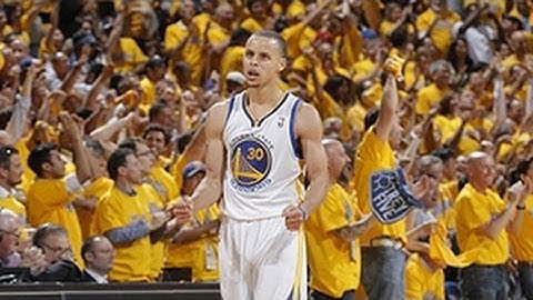 Curry's BIG 3rd quarter leads Warriors to 2nd round!