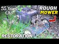 Forgotten 35 year old mini brush mower restoration