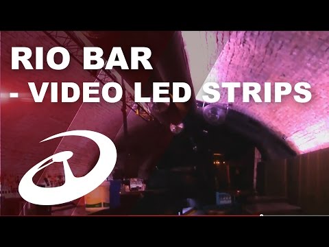 Rio Bar Bratislava – LED Pixel Strip Underground Transformation