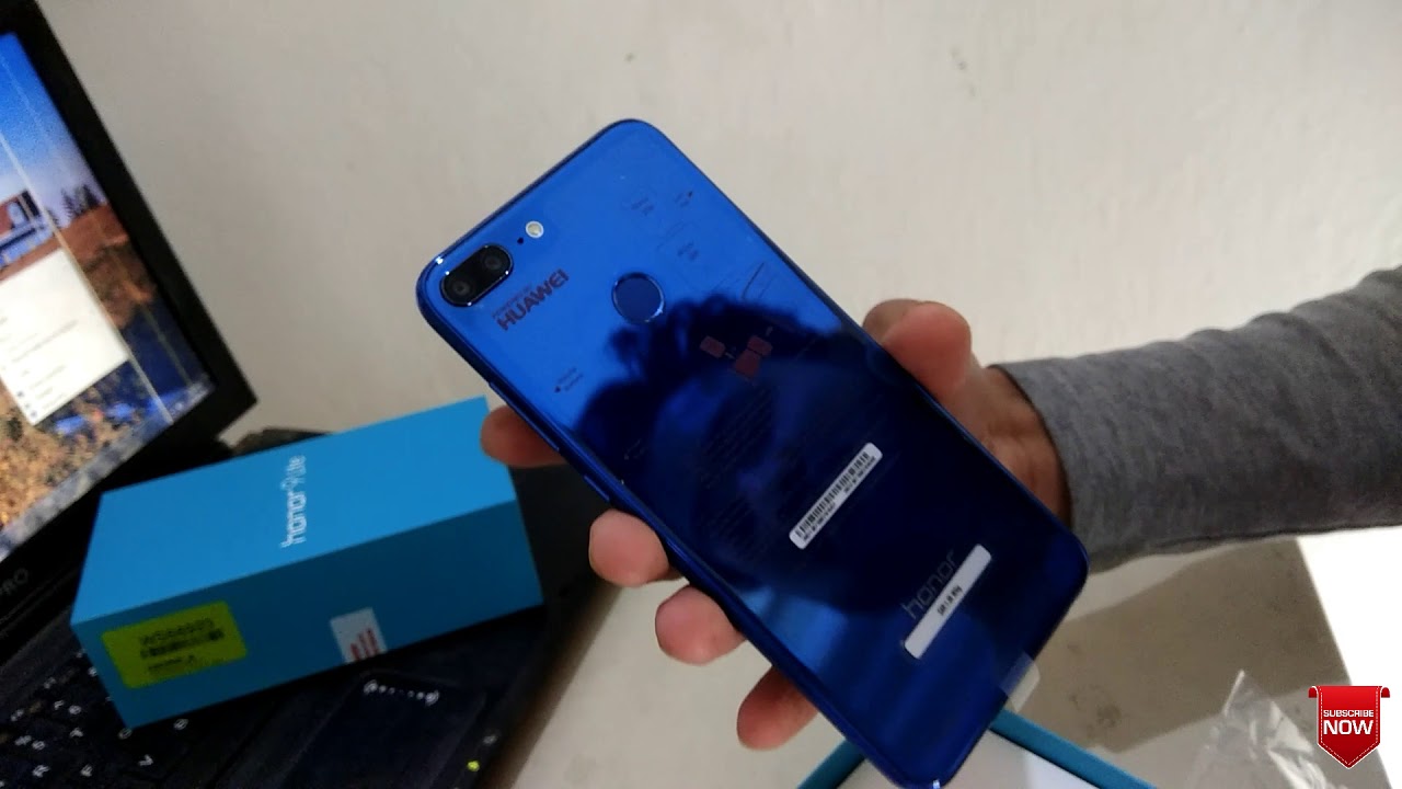 Unboxing honor 9 lite !!!!!- shine light blue colour-amazing features and best review