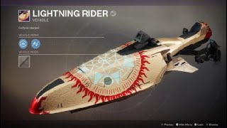 Destiny 2 Lightning Rider Sparrow 20190710