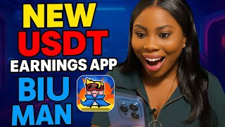 Biu Man The New Usdt Earning App