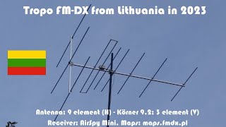 Tropo FM-DX from Lithuania in 2023